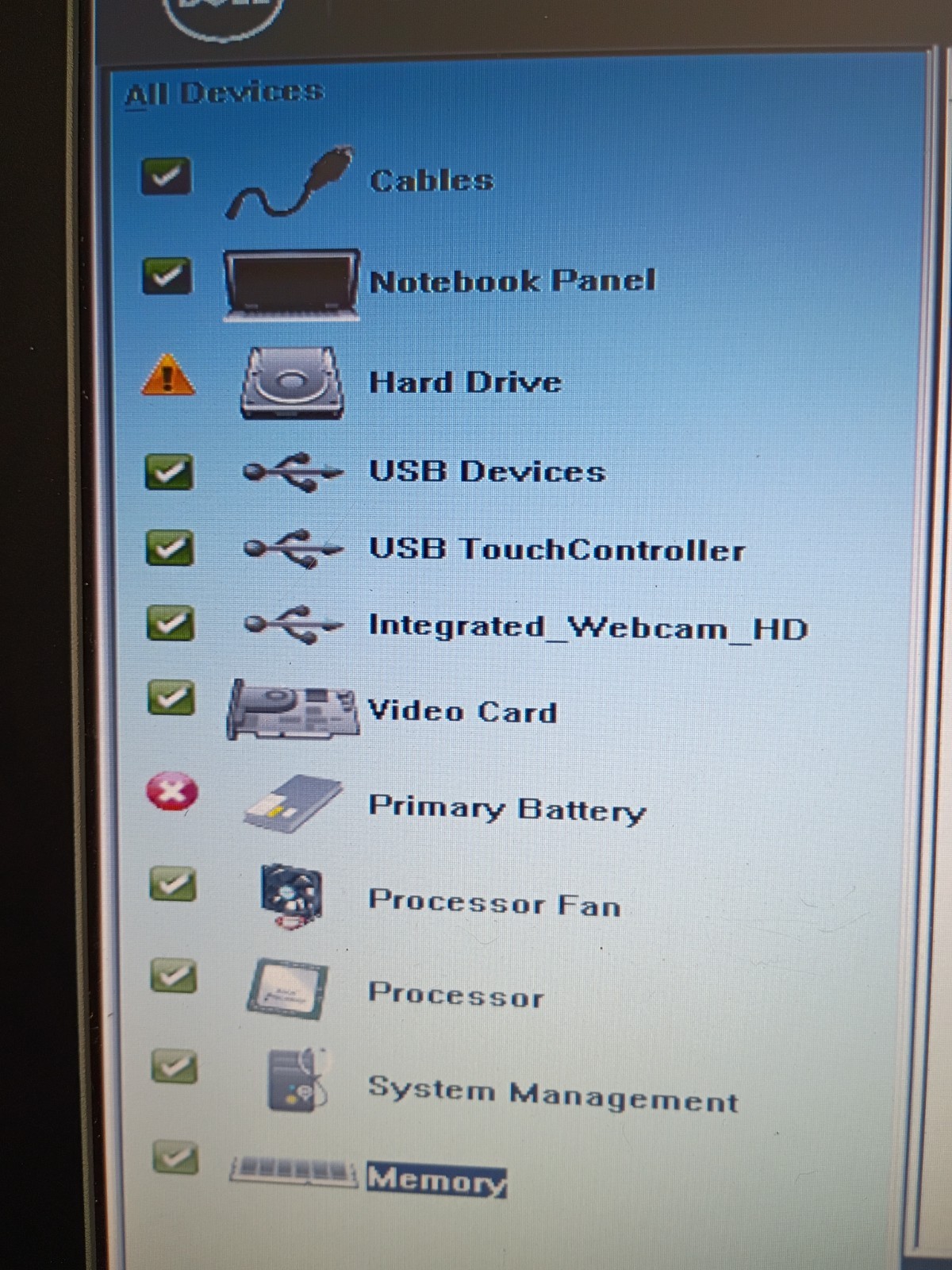 DELL 5414 i5, 14″TOUCH SCREEN, GOOD FOR PARTS, BOOTS TO BIOS, PASSES O/B DIAG.