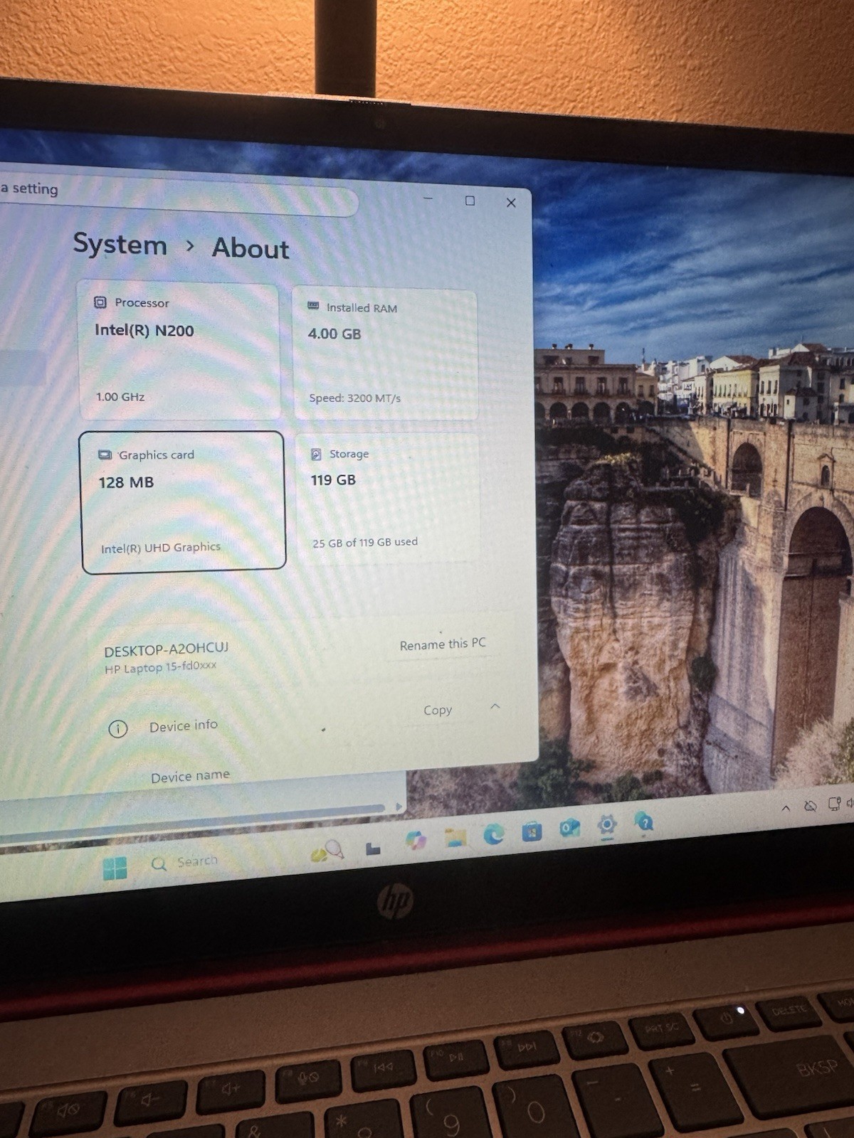 HP Laptop 15-fd0083wm 15.3 N200 1.0GHz 4GB RAM 128GB SSD Trackpad Does Not Work