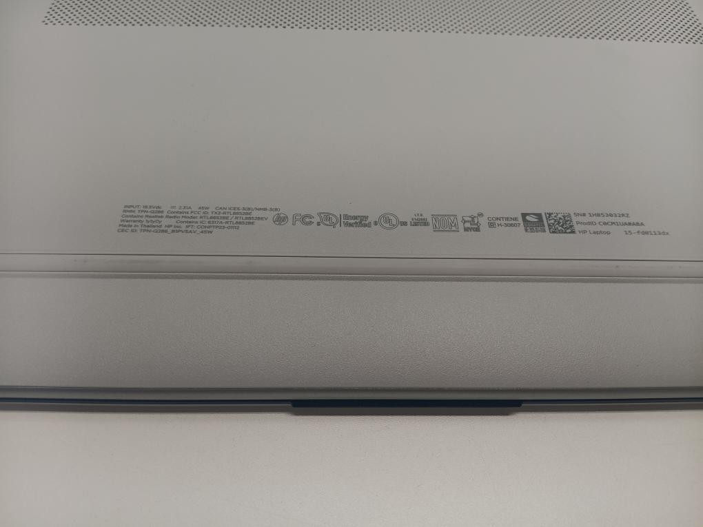 HEWLETT PACKARD LAPTOP HP 15-FD0113DX (P08037424)