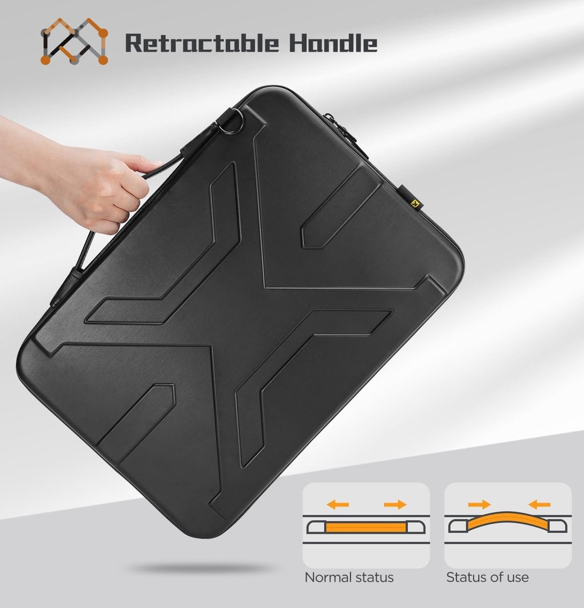 Laptop Case Bag 13 Inch Sleeve Shoulder Briefcase for 14″ MacBook Pro/13.6″ Macb