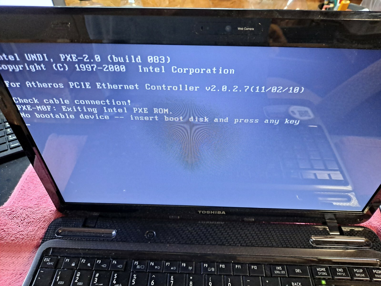 Toshiba Satellite L655-S5150 non-working for parts – used