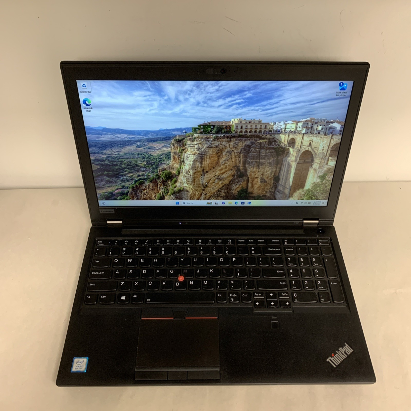 Lenovo ThinkPad P52 i7-8750H 48GB RAM 256GB SSD Win11 Pro | Quadro P1000