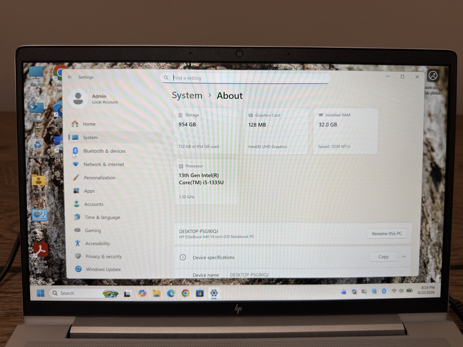 HP EliteBook 640 14 Inch G10 Notebook 32GB RAM 1TB SSD, 13th Gen Intel i5-1335U