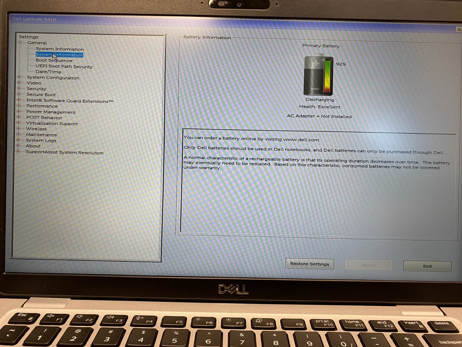 Dell Latitude 5410 14″ Touchscreen i5-10310U 16GB DDR4 500GB SSD Win11H w/AC