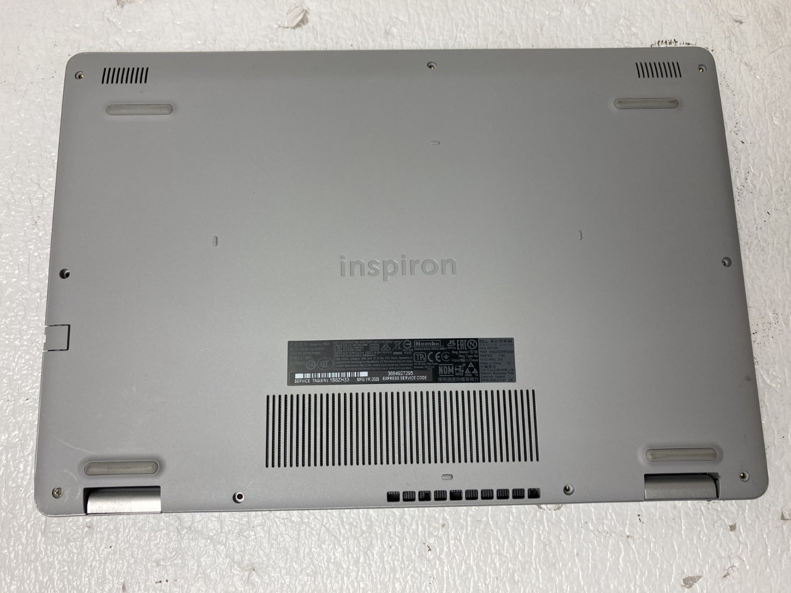 Dell Inspiron 15 5593 Intel i5-1035G1 8GB RAM NO SSD For Parts *READ