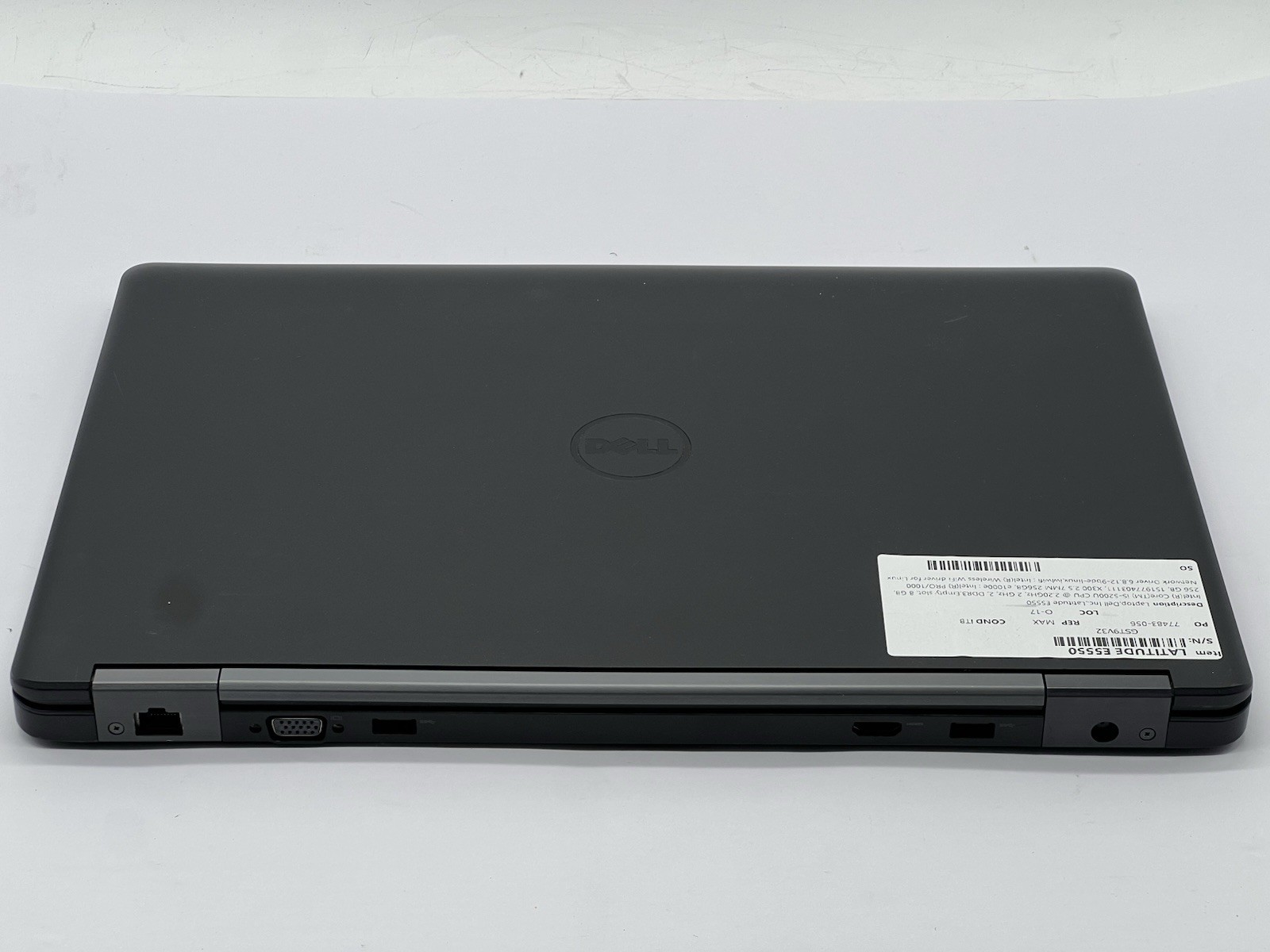 Dell Latitude E5550, i5-5200U CPU @ 2.20GHz, 8GB RAM, 256GB SSD-No OS/Charger