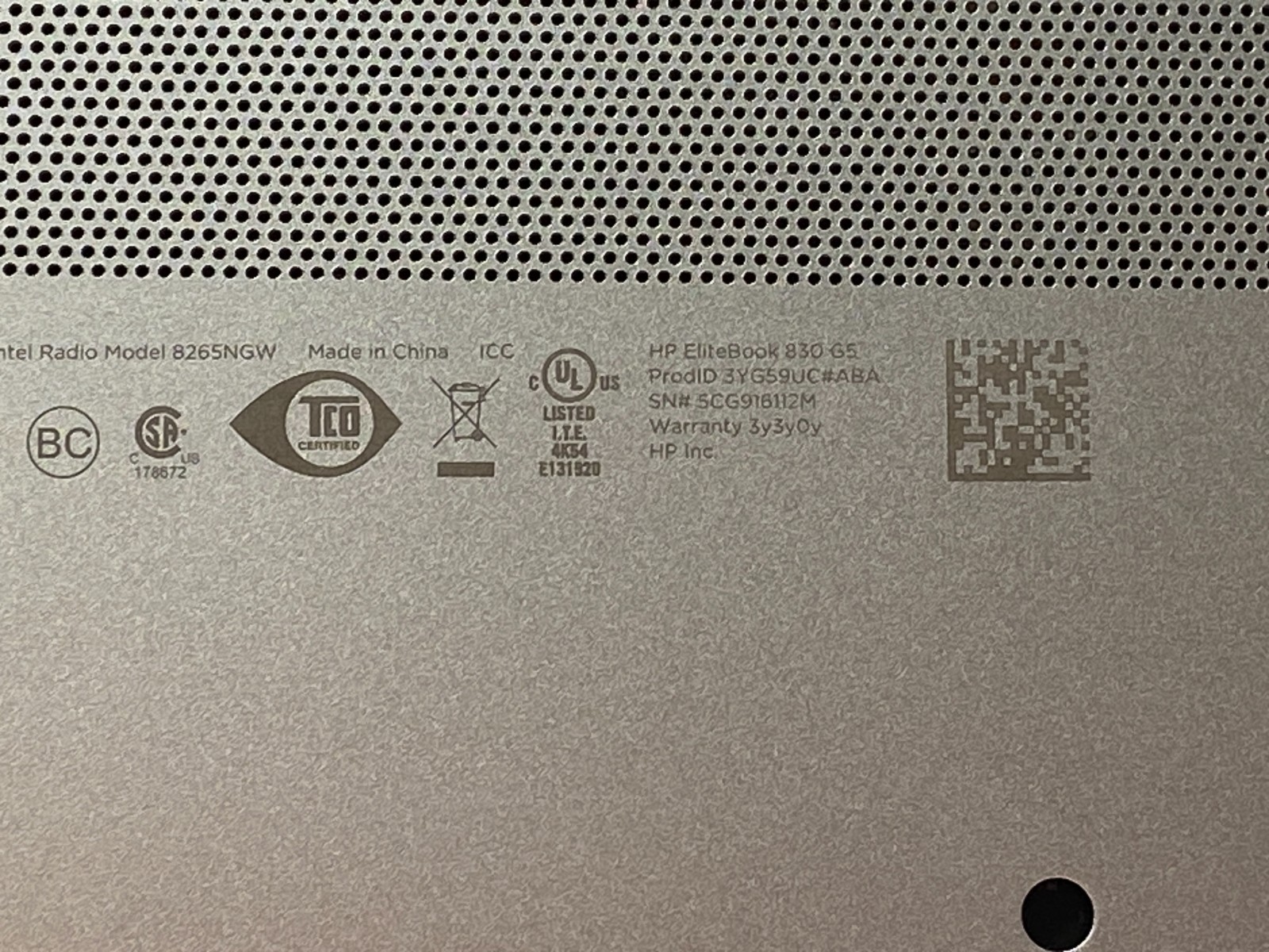 HP EliteBook 830 G5 13″ i7-8550u 16GB DDR4 240GB SSD Win11Pro – Wear