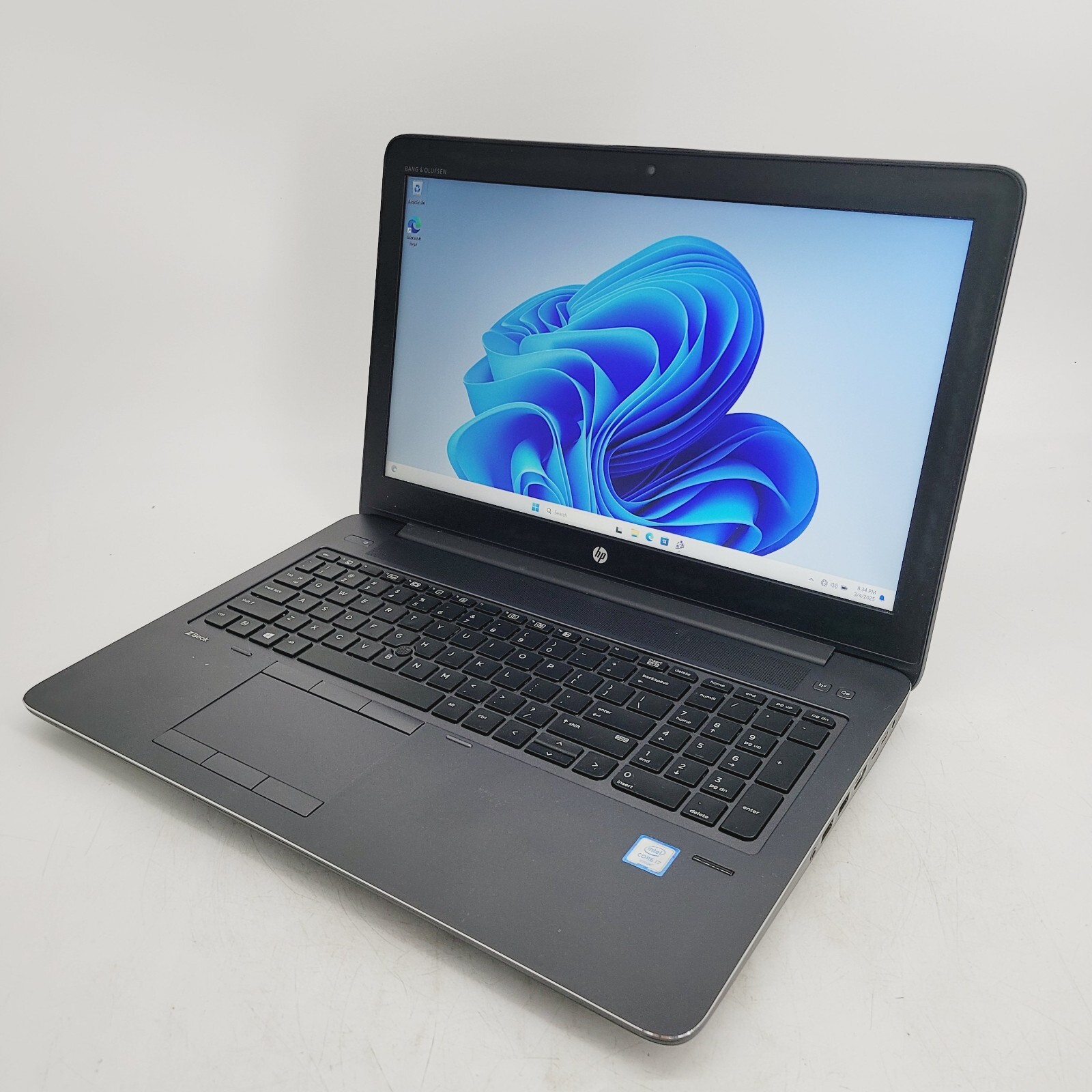 HP ZBOOK 15 G3 i7-6700HQ 2.6GHz 8GB 128GB NVMe 15.6″ Fire Pro 4GB Laptop Win 11