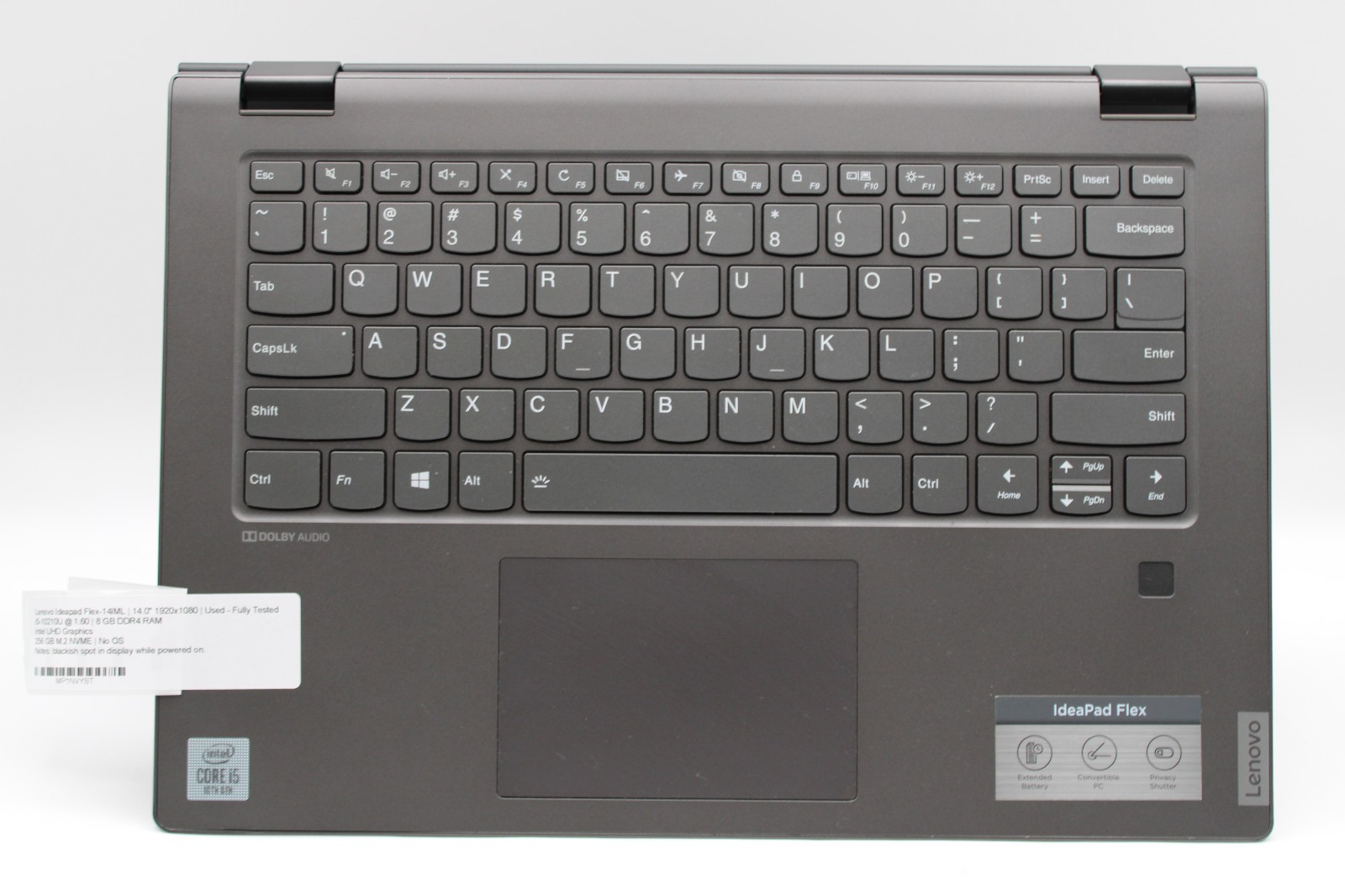 Lenovo IdeaPad Flex 14IML 2in1 Touch _ i5-10210U _ 8GB / 256GB _ No OS *READ