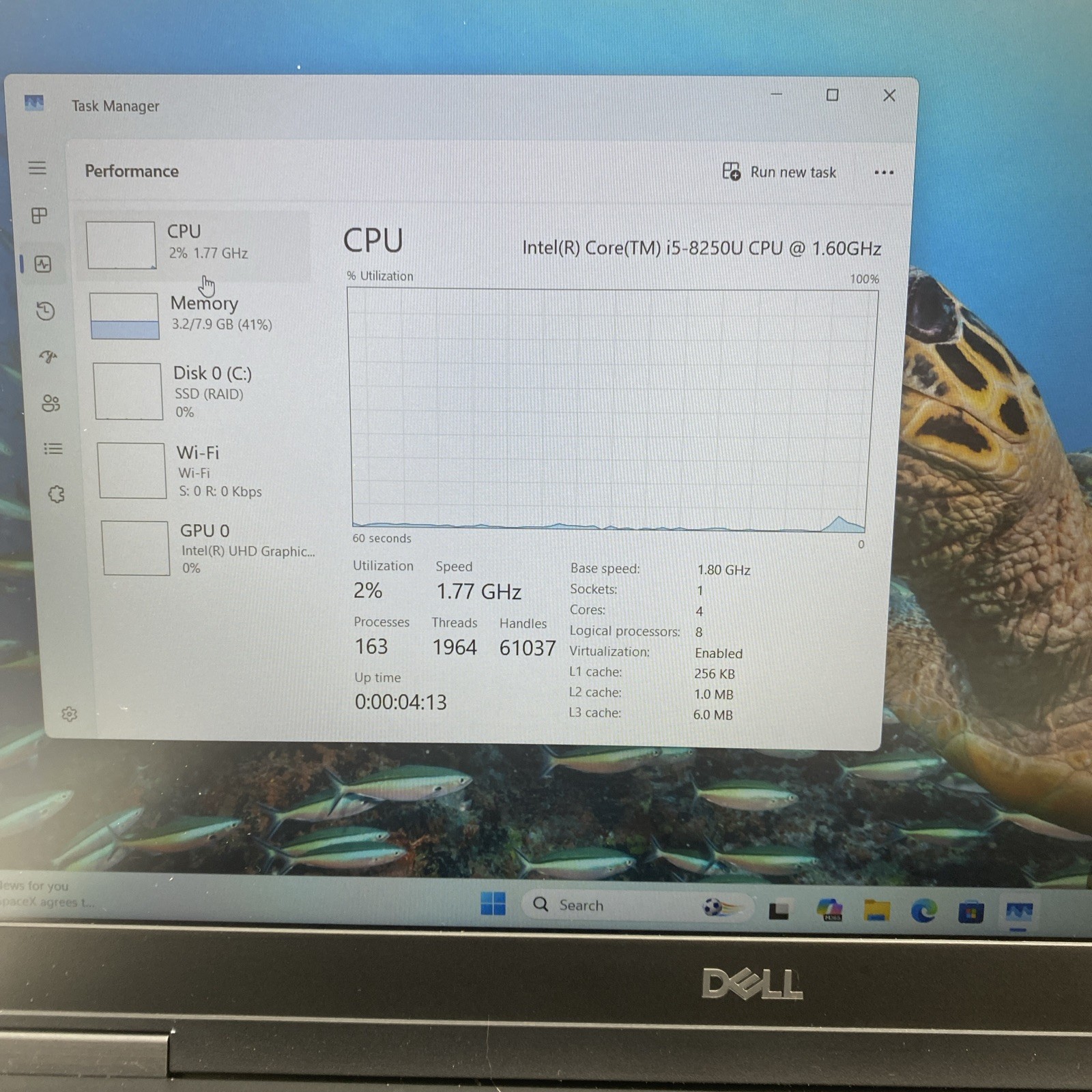 Dell Latitude 5590 (Intel Core i5 8th Gen, 8GB RAM, 256GB SSD “NEEDS BATT” (L8)
