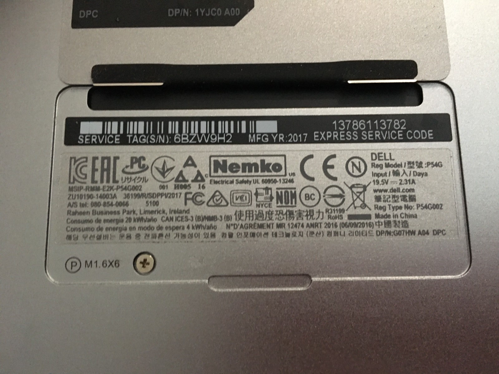 Dell XPS 13 Intel i5-7200U 2.5GHZ, 256GB NVMe, 8GB RAM, Win11 Office 2024