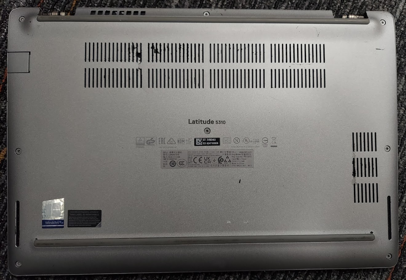 Dell Latitude 5310 Intel Core i5-10310U NO RAM NO SSD NO OS SCRATCHED PAINT #13