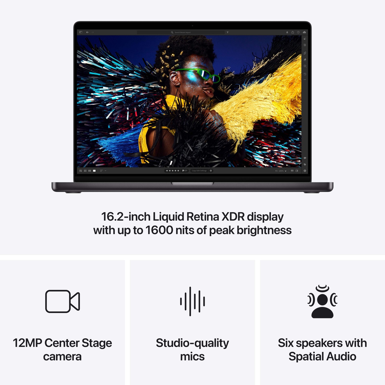 Apple MacBook Pro MX2X3C/A 16.2″ Space Black French/English
