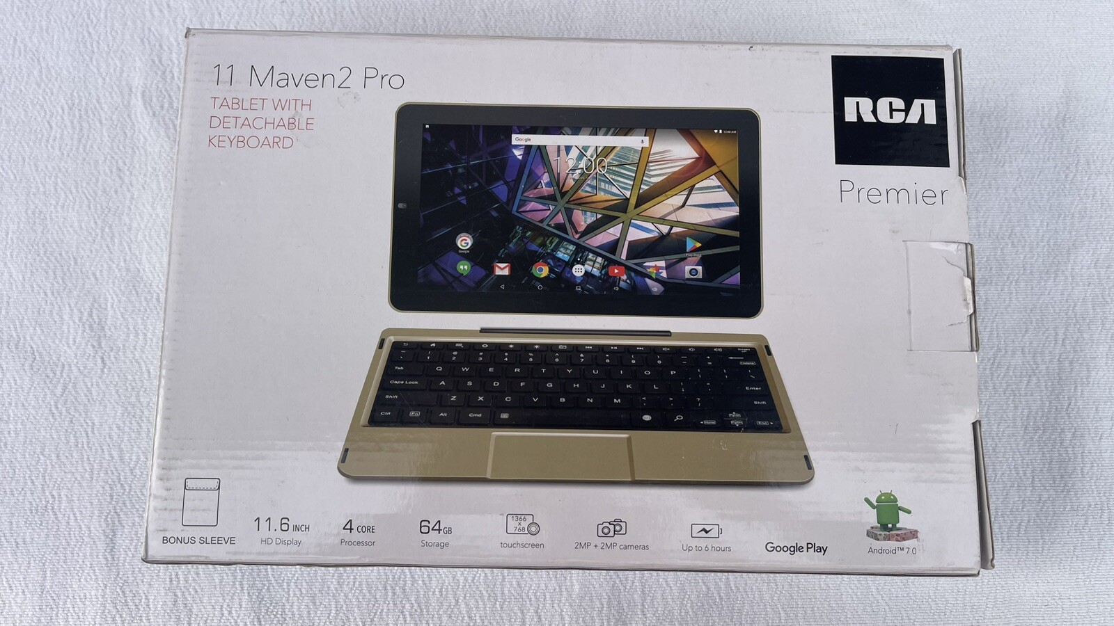 New!! RCA 11 Maven2 Pro Tablet With Detachable Key Board *Fast Shipping*