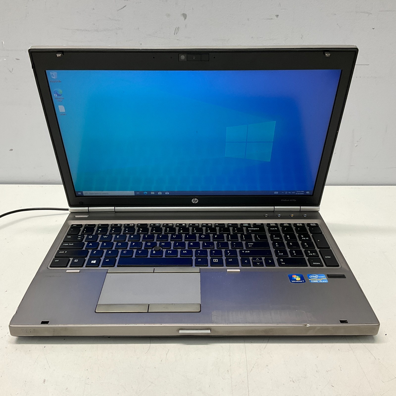 HP EliteBook 8570p 15″ Intel Core i5-3380M 2.9GHz 4GB 500GB HDD Win 10 NO BATT