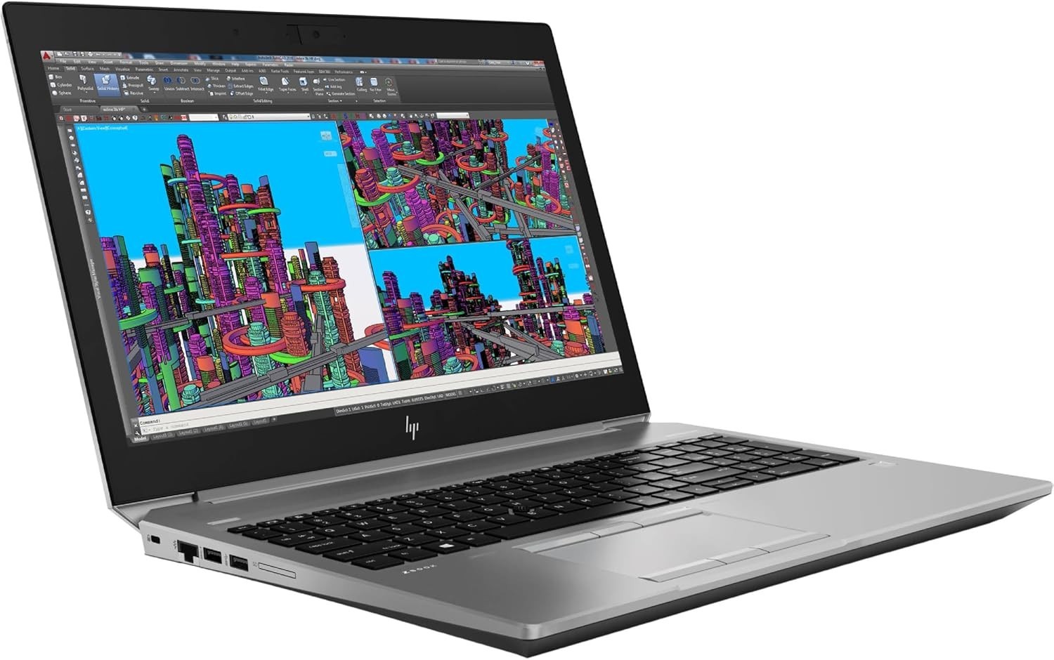 HP ZBook 15 G5 i7-8850H 2.60GHz 56 GB RAM Quadro P2000 512 SSD + 1TB SSD Win11