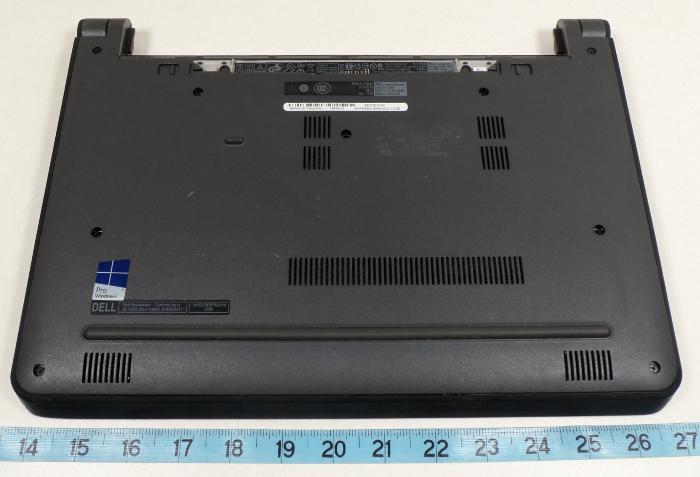 Dell Latitude 3340 Laptop Computer Intel Core i3-4005U 1.70GHz 4GB RAM NO HDD