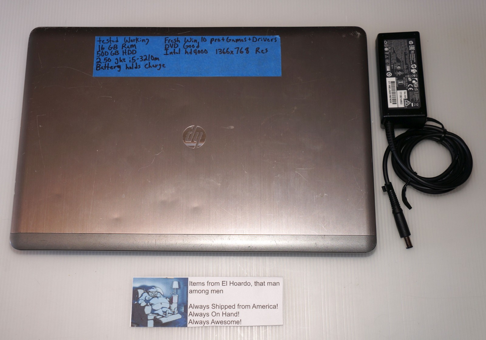 HP Probook 4540s Laptop i5-3210M 2.50Ghz 16GB RAM 500GB HDD WIN 10 PRO