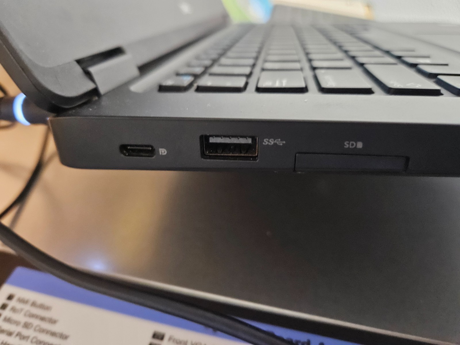 DELL LATITUDE 5491 Laptop Core I5-8400H 8GB 256GB no power Adapter