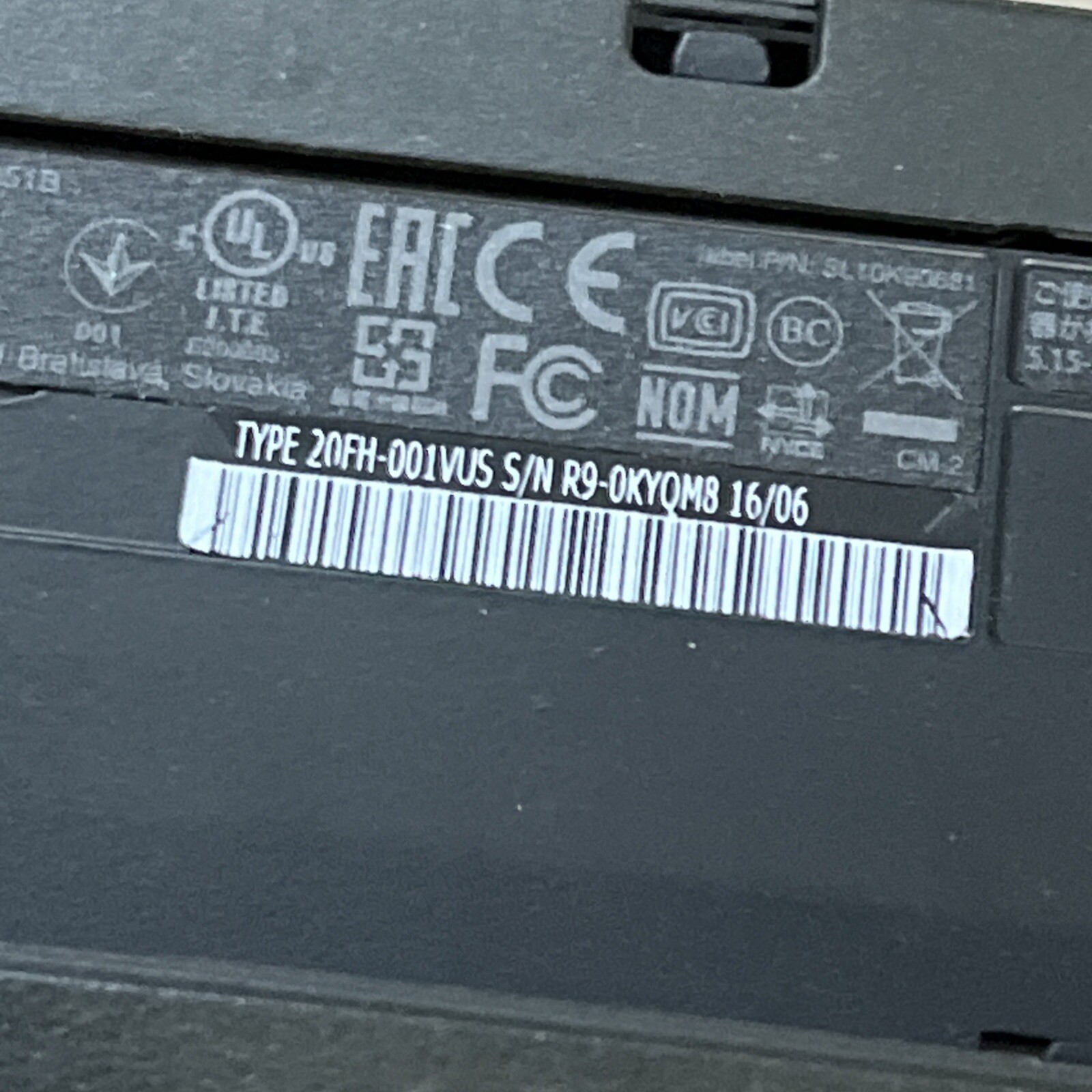 LENOVO THINKPAD T560 INTEL CORE I5-6300U 2.40GHZ 4GB RAM NO HD