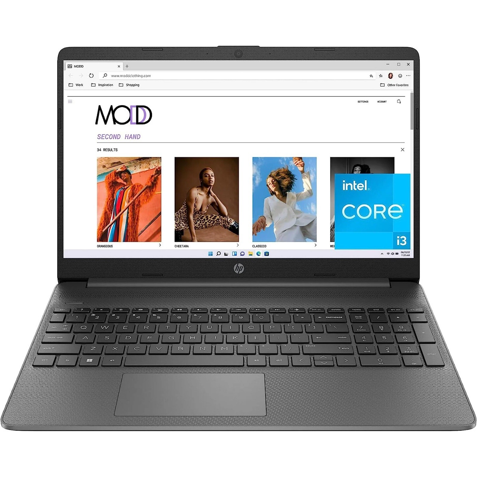HP 15 inch Laptop Full HD Intel i3-1215U 8GB 128GB Windows 11 Home in S Mode