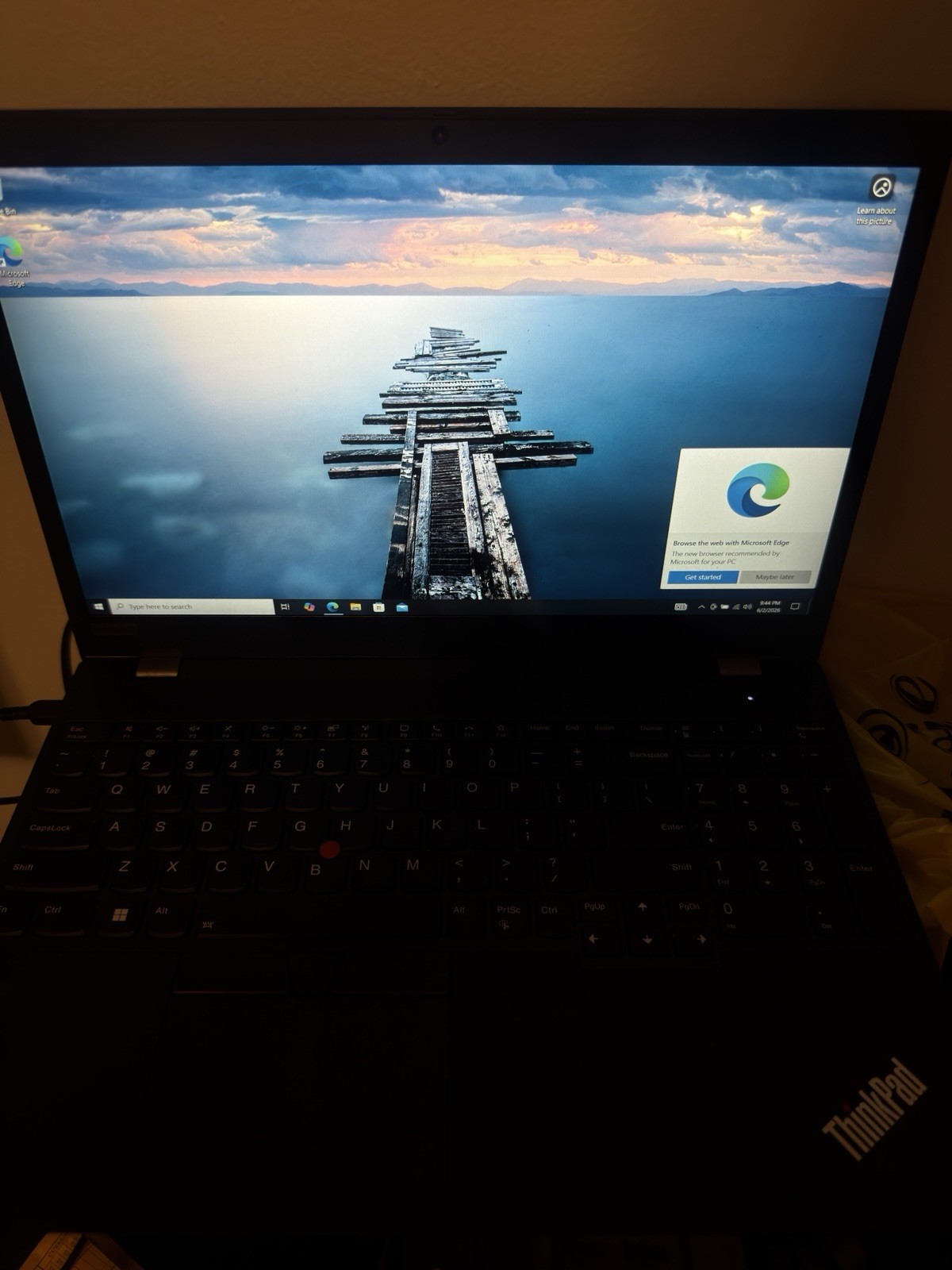 Lenovo ThinkPad T15 15.6″ i5-1145G7 16GB 238GB SSD Win10 Black