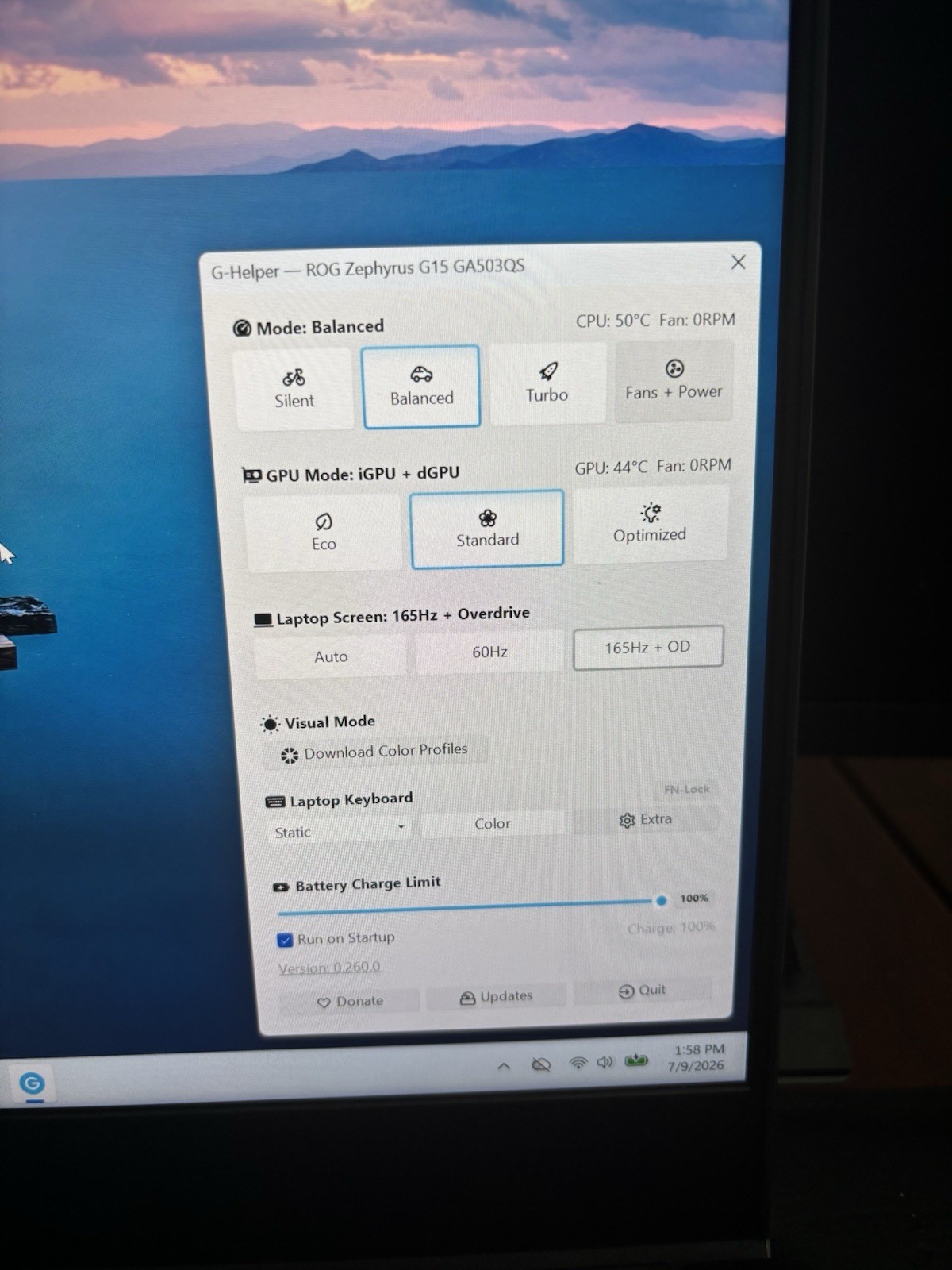 ASUS ROG Zephyrus G15 (2021)-15.6″ 1440p-Ryzen 9 5900 HS-RTX 3080-24GB-1TB-READ!