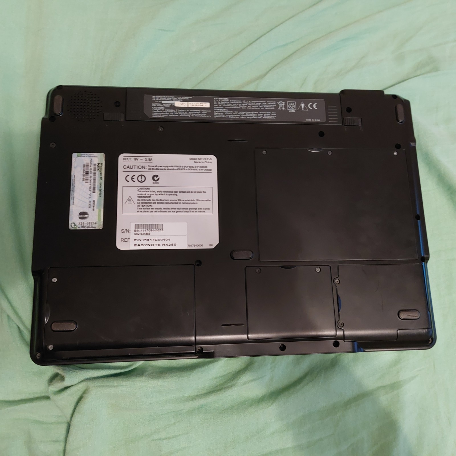 Packard bell easynote G3 laptop