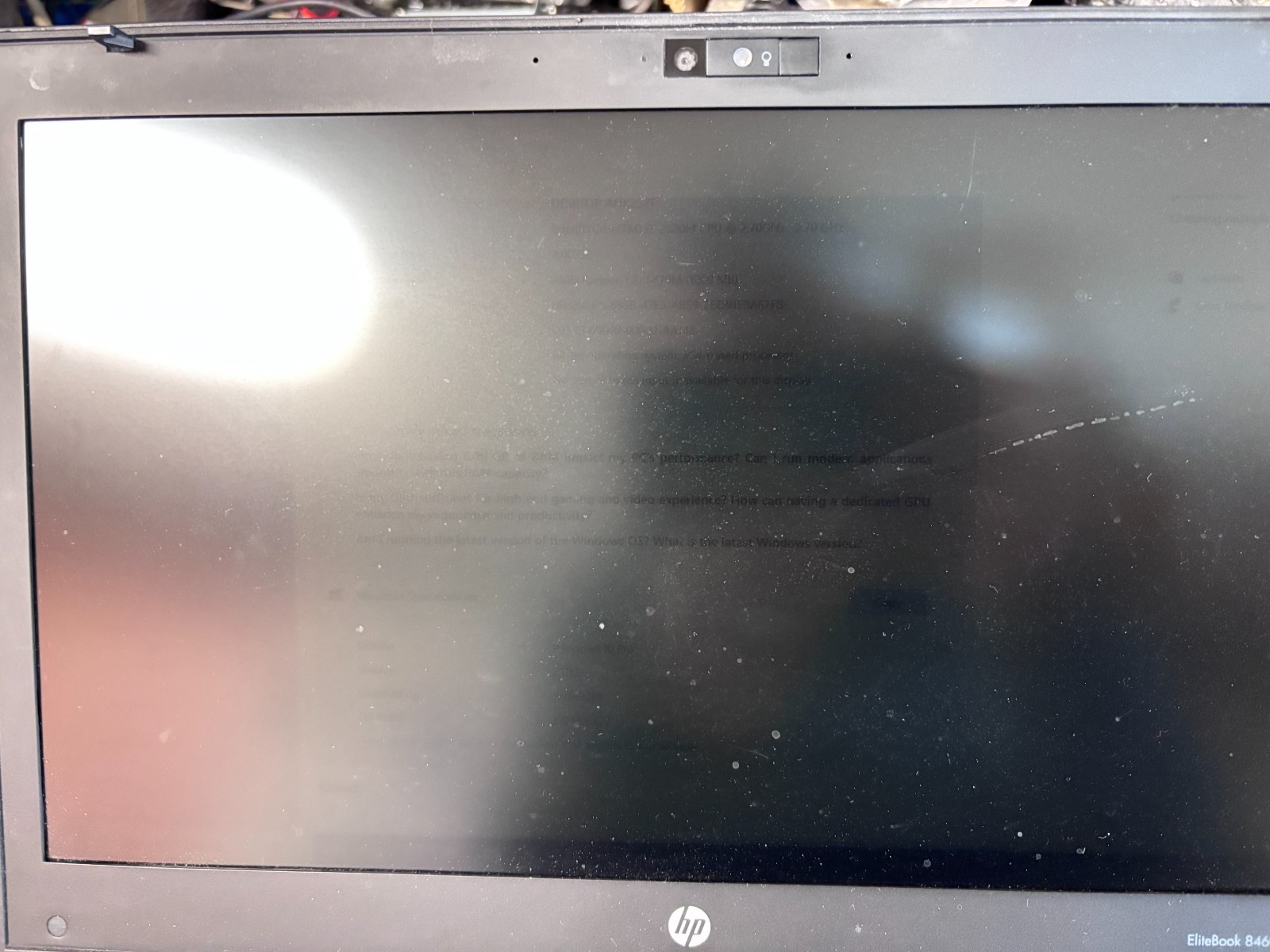 HP Elitebook 8460p i7/8GB/320GB/AMD Video defected/Win11Pro