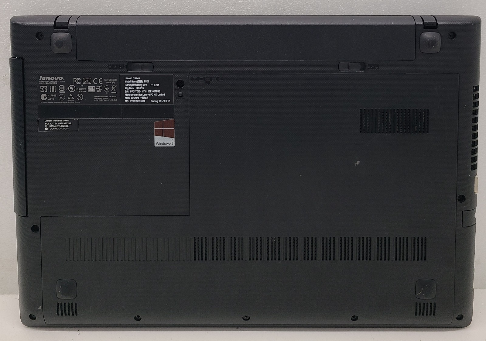 Lenovo G50-45 15.3″ Laptop AMD A6-6310 4GB Ram NO HD/OS (FL)