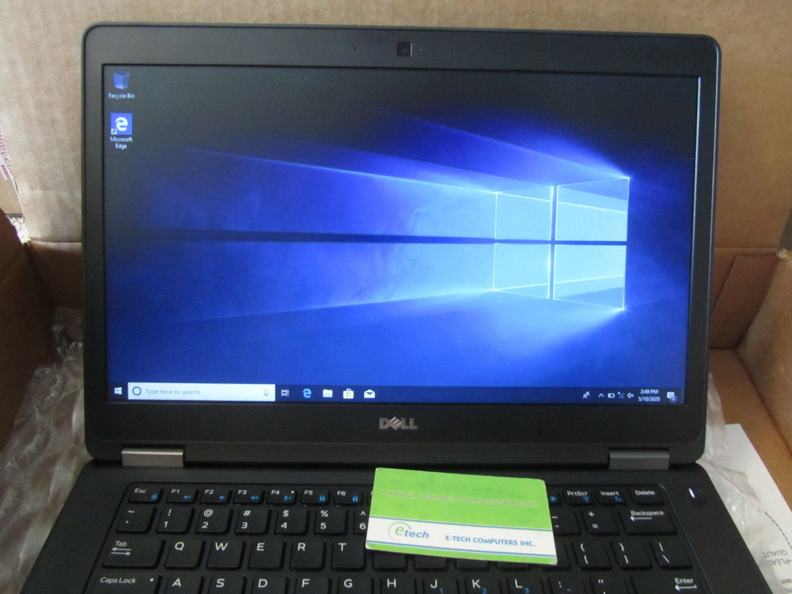 Dell Latitude E5470 i5-6300U 2.4GHz 8GB RAM 256GB SSD 14″ HD 1366×768 Win10 Pro