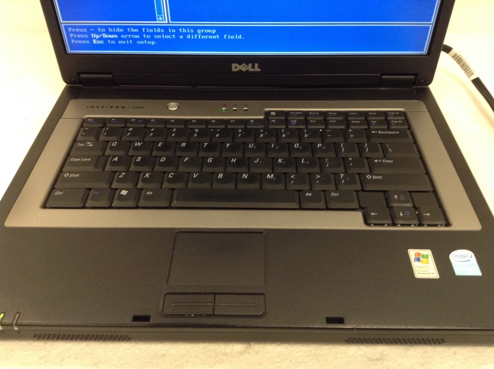 Dell Inspiron 1300 Laptop 15.4″ Celeron M 1.40GHz 1GB Wifi, No HDD, FREE SHIP