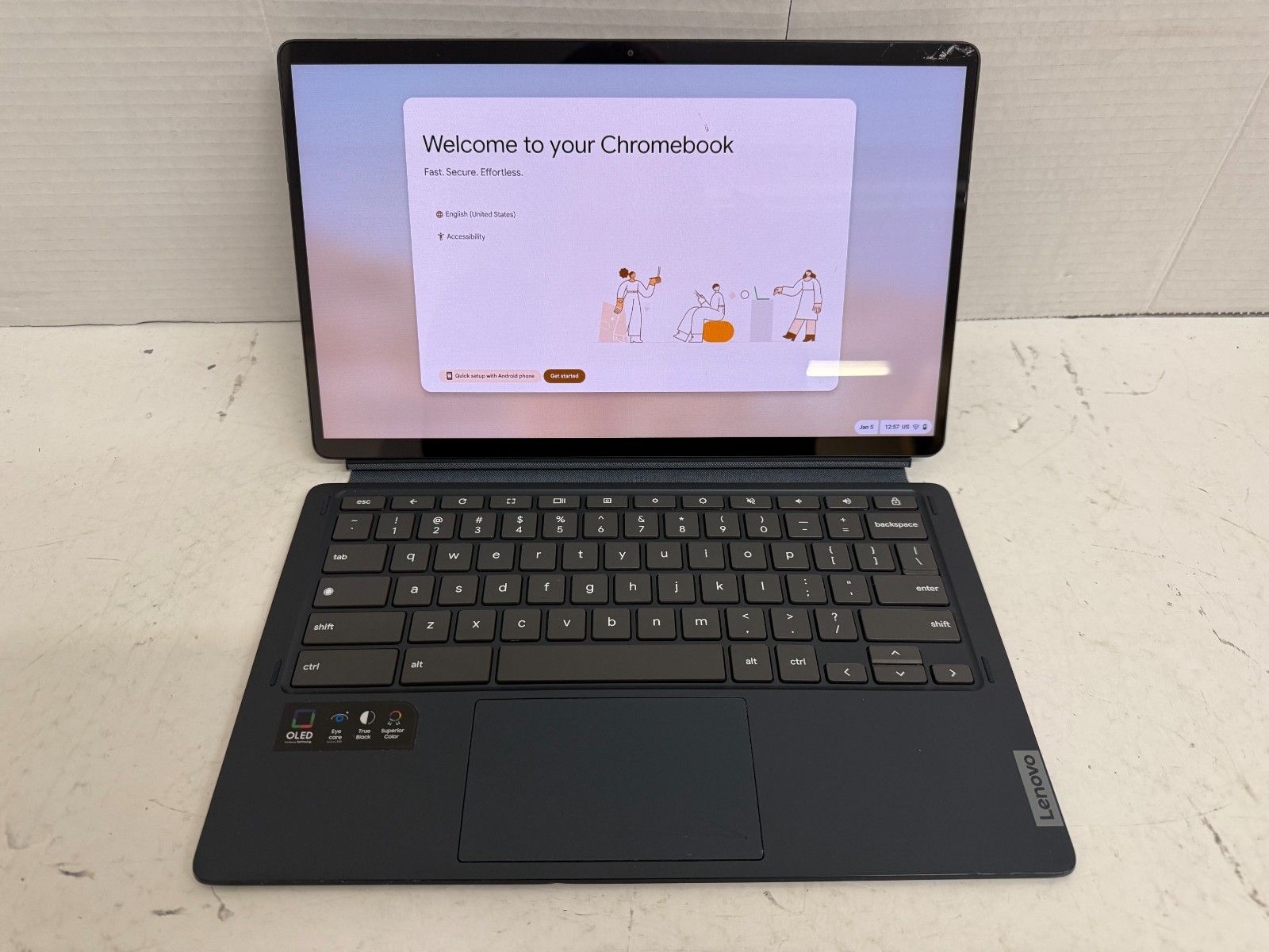 Lenovo IdeaPad Duet 5 Chromebook 2-1 Laptop 13.3″ Snapdragon 7c 8GB 128GB #LIP1