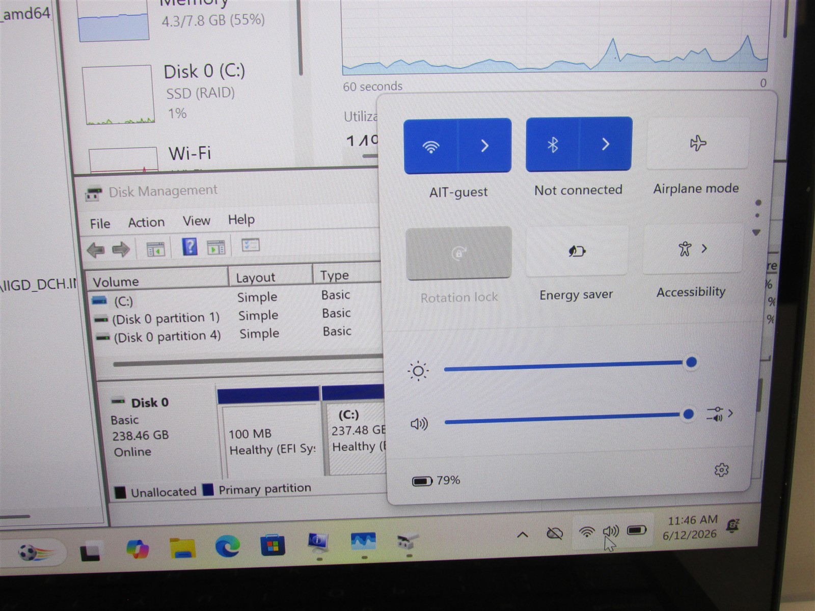 Lenovo Yoga 730-13IKB i7-8550U 1.8GHz 8GB RAM 256GB NVME 13″ W11H 2-in-1 DENTS