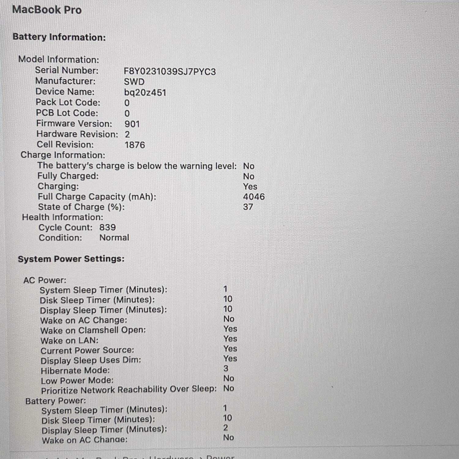 2020 Apple MacBook Pro 13.3″ i5 2.0GHz 16GB RAM 512GB SSD Space Gray A2251