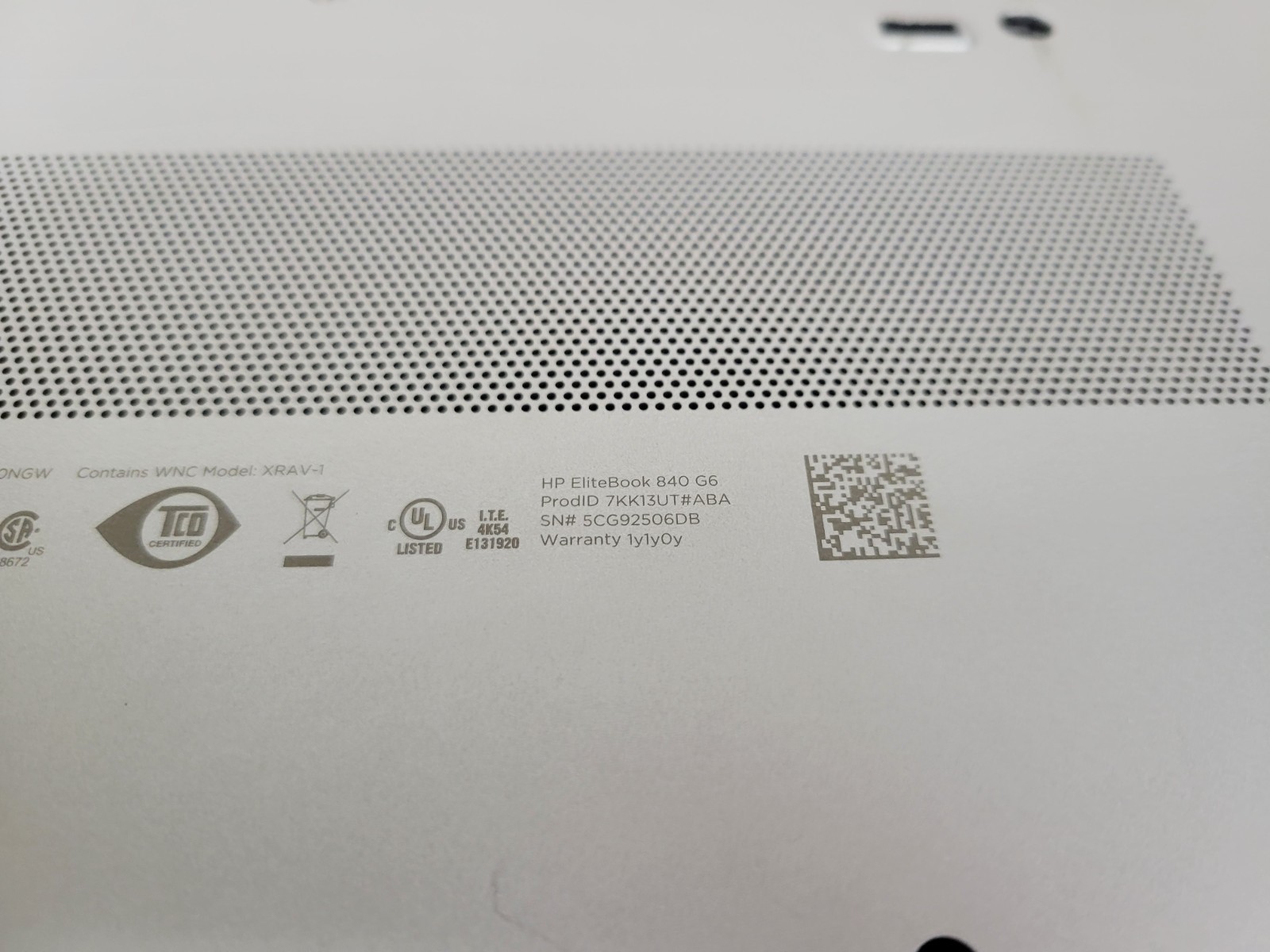 HP EliteBook 840 G5 i5-8250U@1.6GHz 8GB RAM *No Battery/HDD/OS/BIOS* | C856