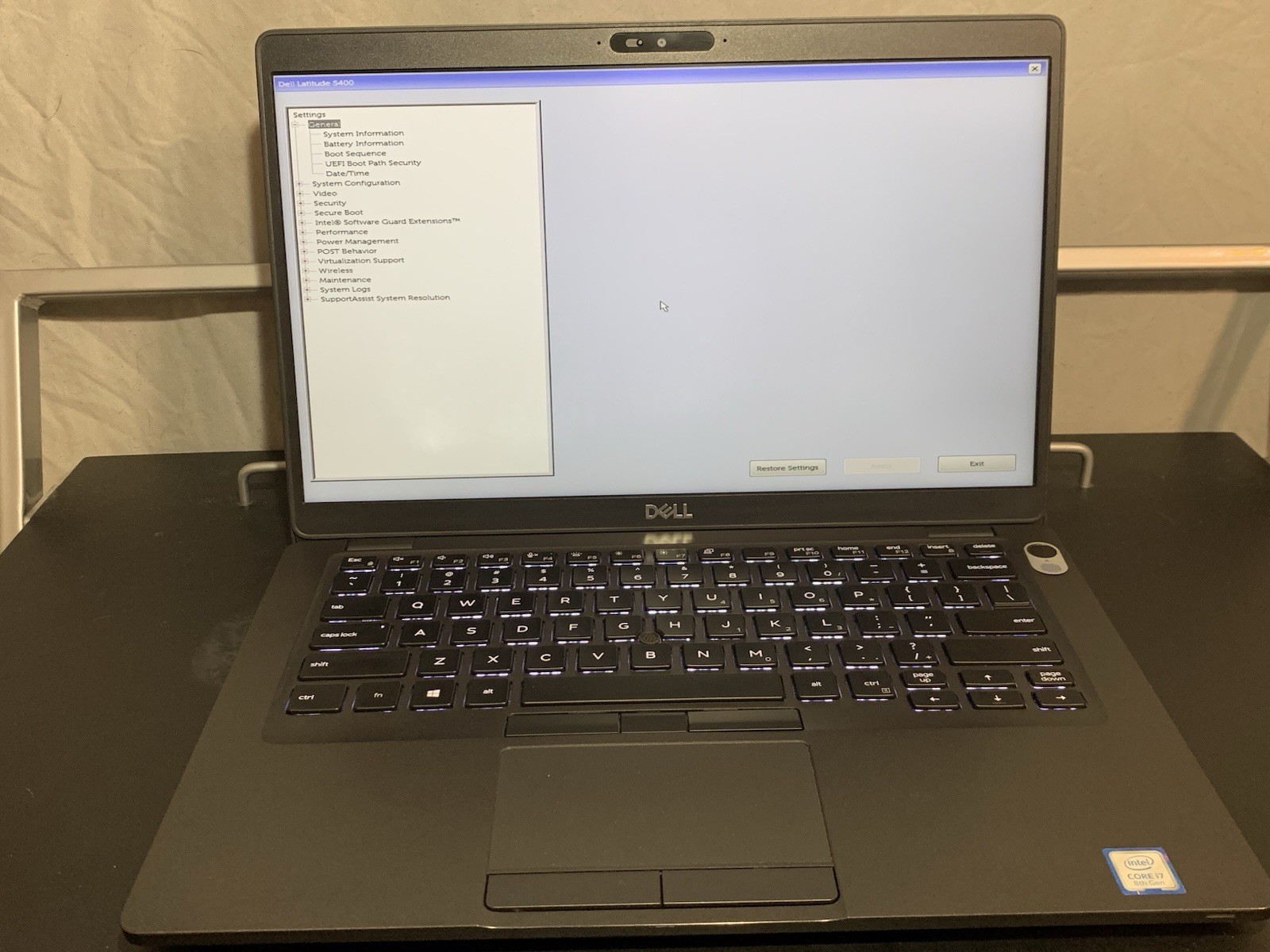Dell Latitude 5400 i7-8665U 8GB 256GB SSD Win11 14in FHD Black