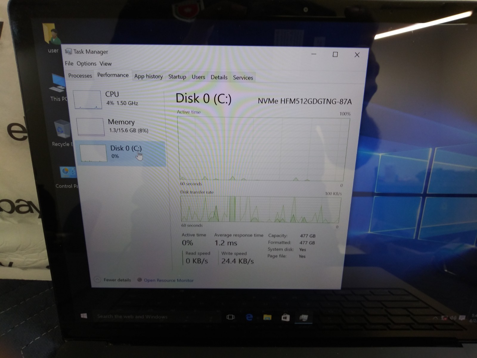 Microsoft Surface Laptop 3 1868 | i7-1065G7@1.3GHZ | READ DESC