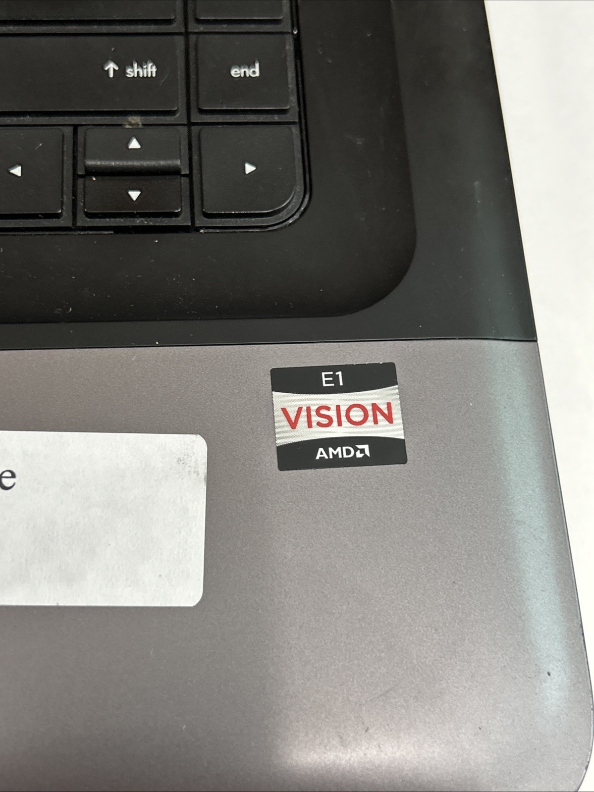 HP 655 15.6” / AMD E1 Parts Repair Only !! Vista College Logo