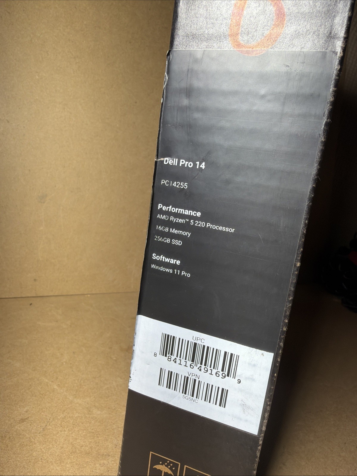 Dell Pro 14 PC14255 14″ AMD Ryzen 5 220 3.20GHz 16GB 256GB Win 11 Pro Laptop