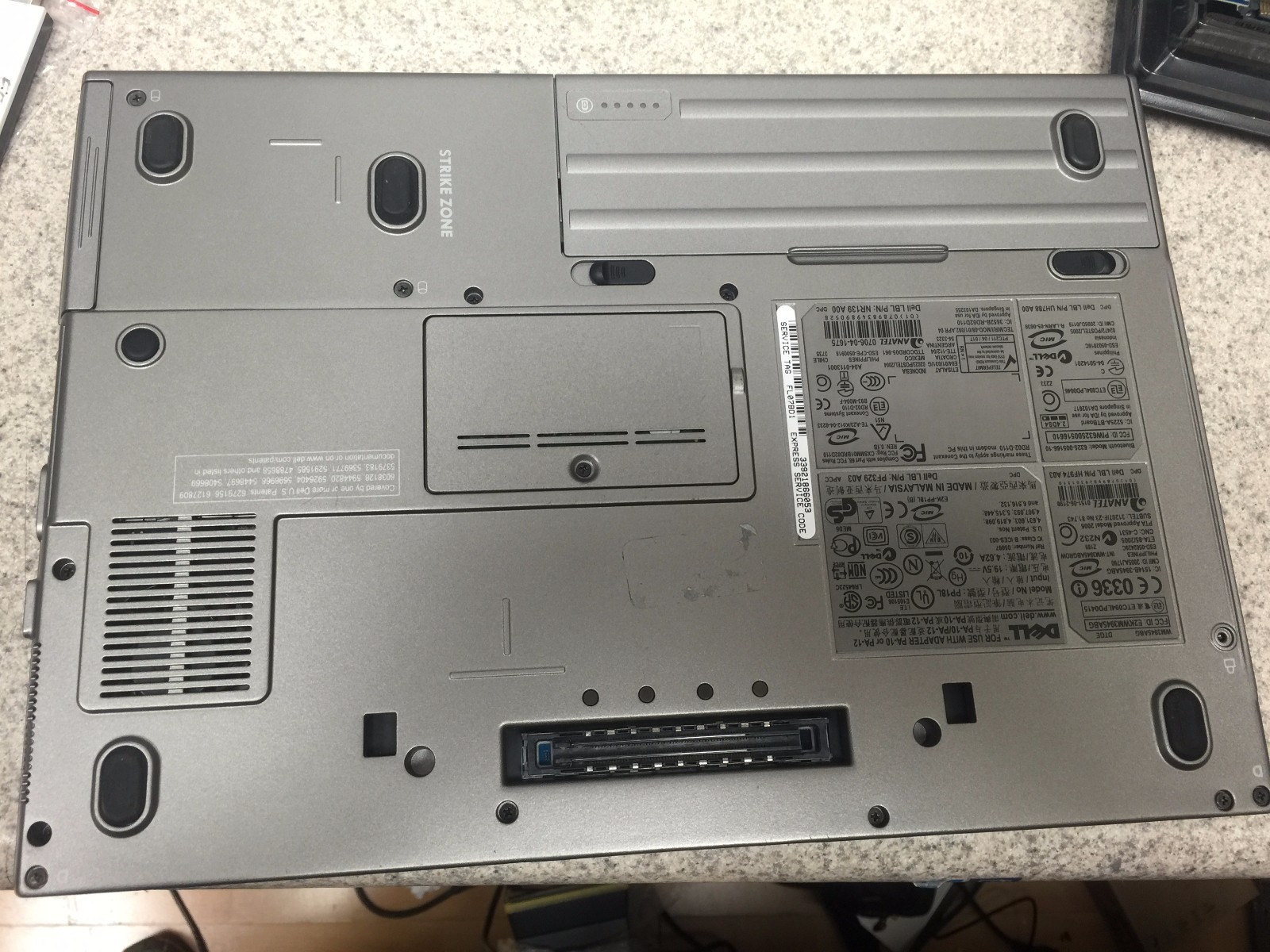 Dell D620 D630 Laptop Cor 2 Duo, 80G-120GB 2GB DVD, Wifi Windows 7 Pro
