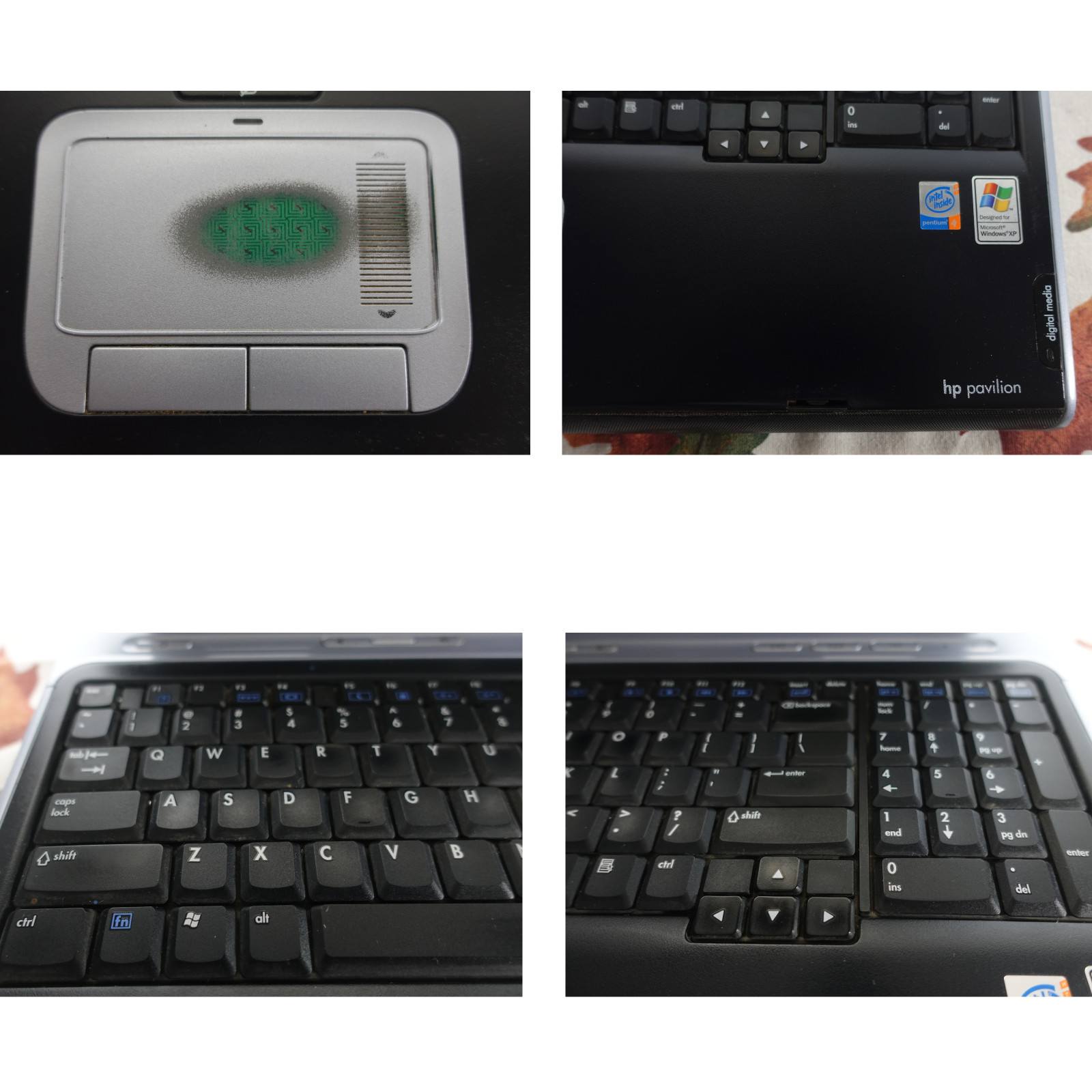 HP Pavilion ZD7000 17in Intel P4 3GHz 512mb 40GB Win XP Retro Gaming HP Charger