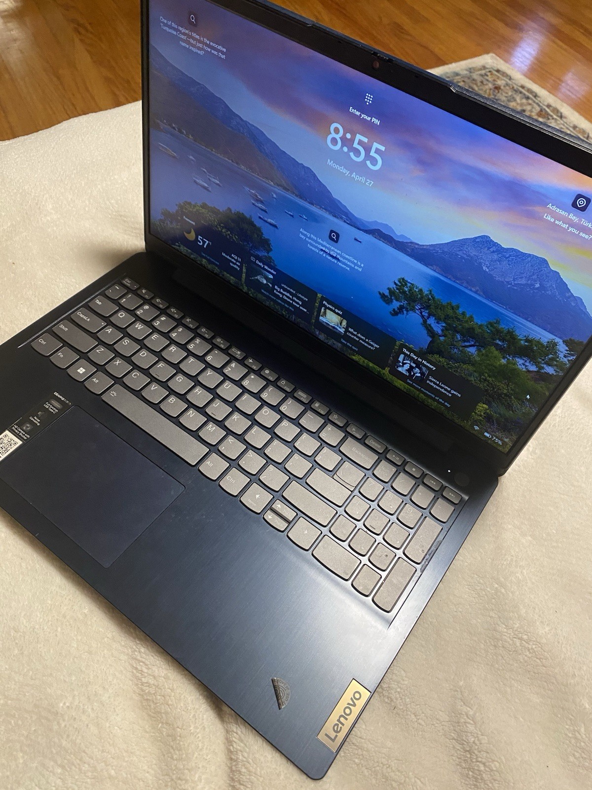 Lenovo IdeaPad 3 15IAU7 15.6in i5 8GB 256GB SSD Win11 2023 Blue