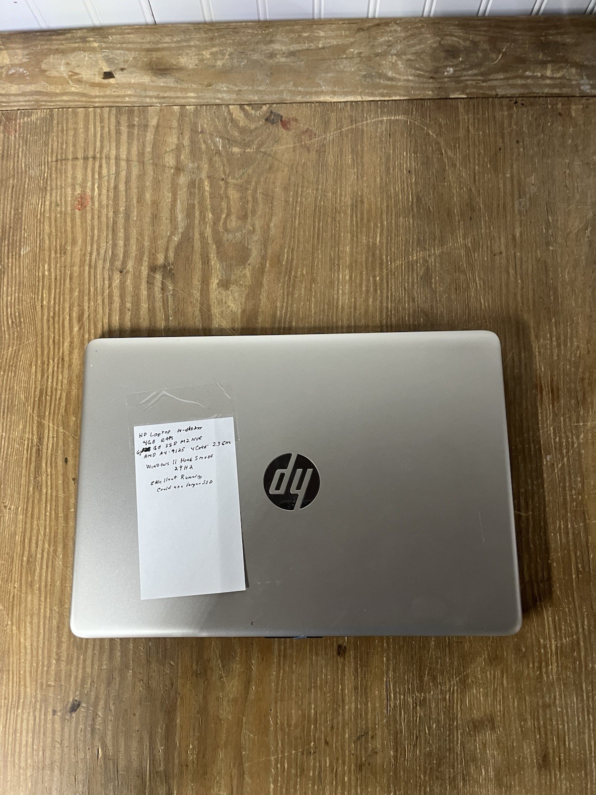 HP Model 14-dk0011ds – 64gb SSD 4gb Ram Windows 11 AMD 2.3 GHz Laptop Computer