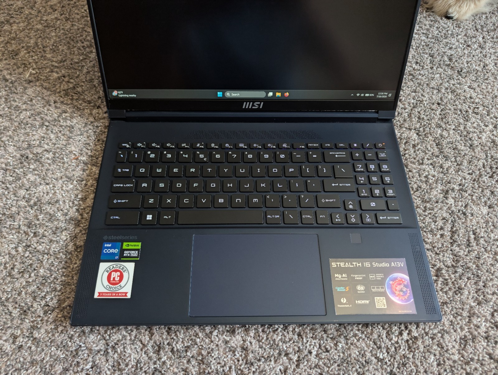MSI Stealth 16 Studio A13VG-056US 16″ (1TB SSD, Intel Core i7-13620H,…