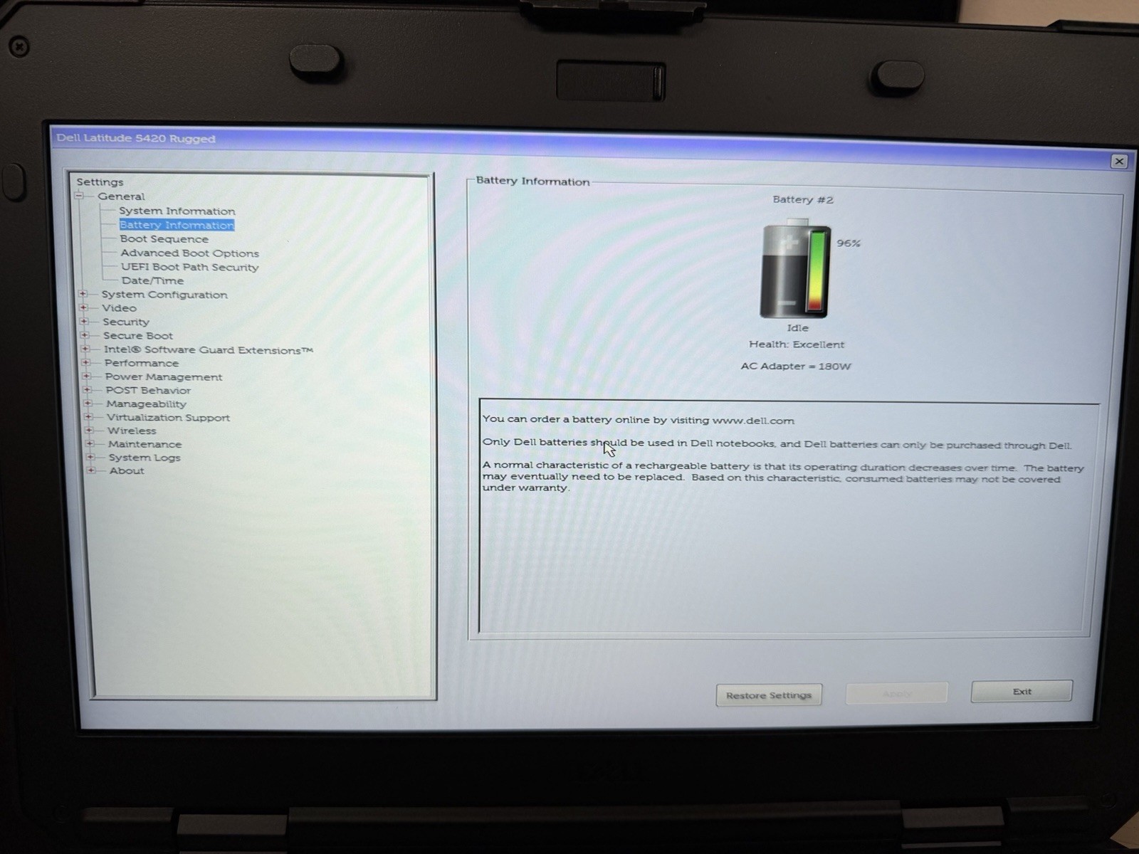 Dell Latitude 5420 Rugged Laptop i7 8650U 1.90GHZ 14″ FHD 16GB 512GB NVMe Win 11