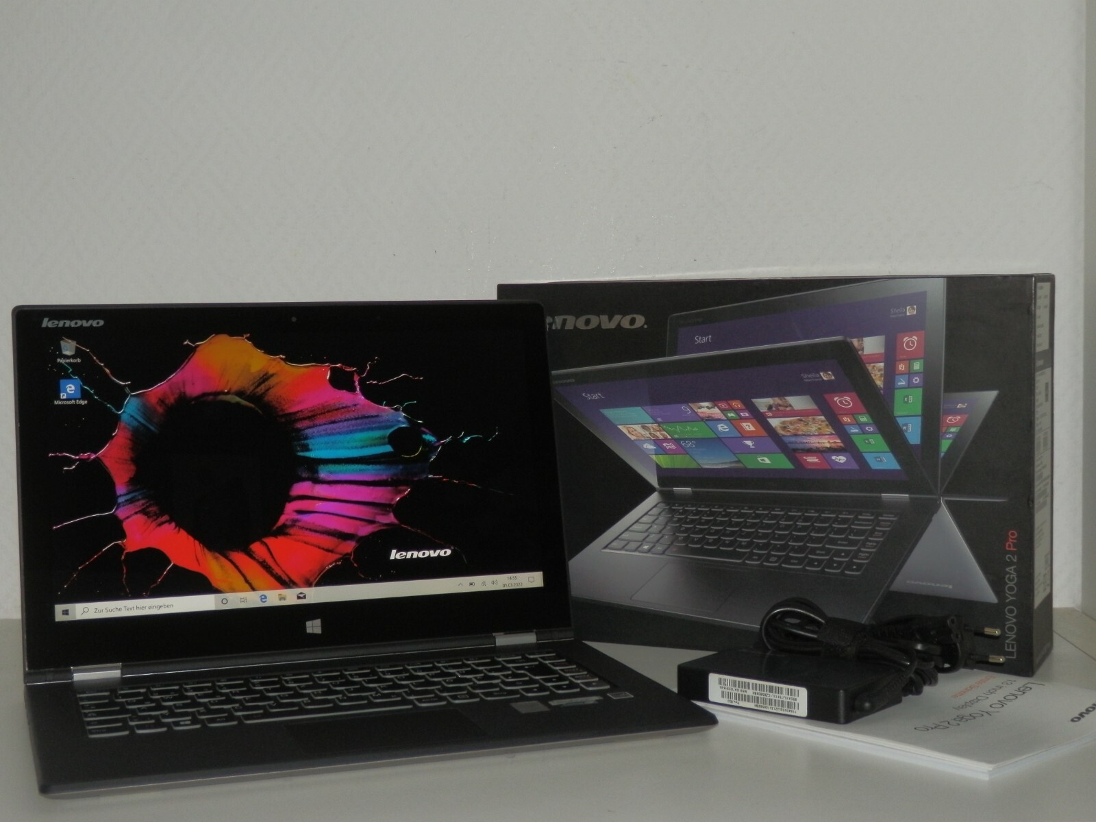 Lenovo Yoga 2 Pro 20266, Intel i5-4200U, 8GB Ram 256GB SSD, 13.3″ inch QHD+, Original Box