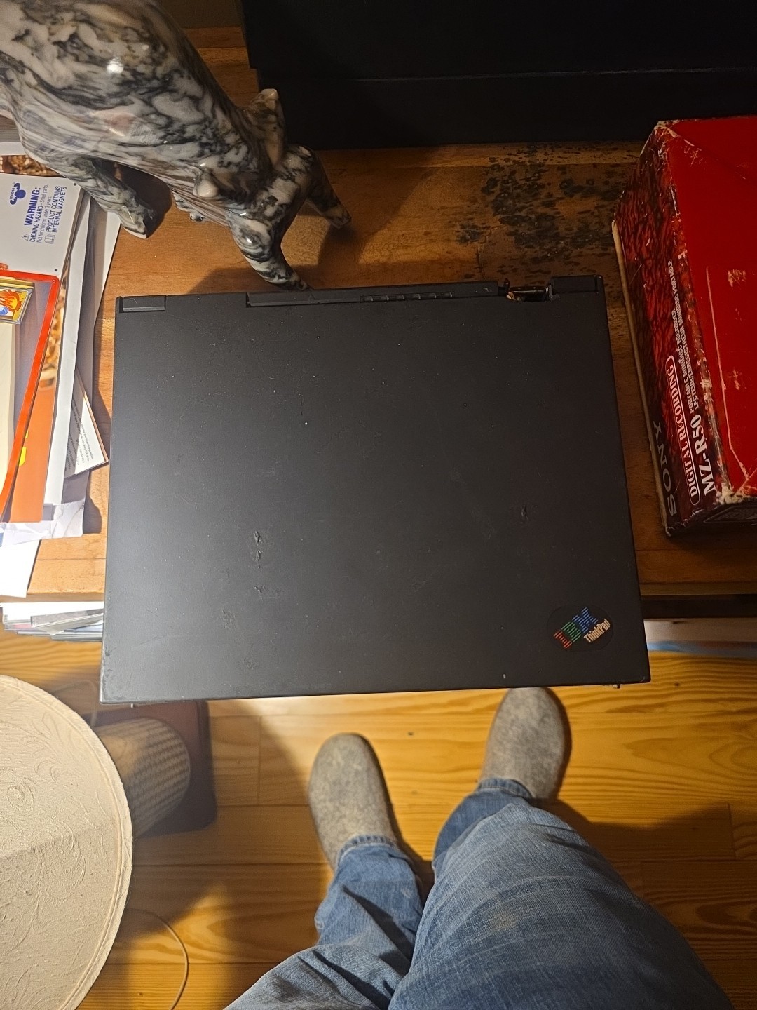 Non-working Vintage IBM ThinkPad 701C Butterfly Type 2630-5TU Win 3.1