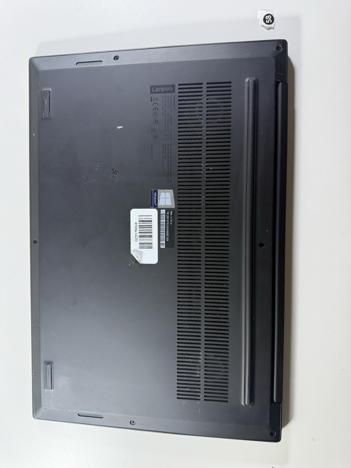 Lenovo ThinkPad P1 Gen 1 4K TOUCHI7-8850H 128GB 32GB W11P P1000 No Battery