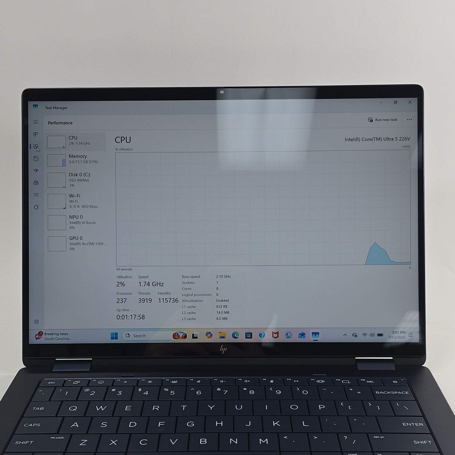 HP OmniBook X 14-FM0XXX 14″ Core Ultra 5 226V 2.1GHz 16GB RAM 512GB SSD